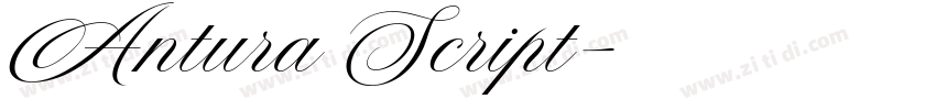 Antura Script字体转换 Antura Script字体转换